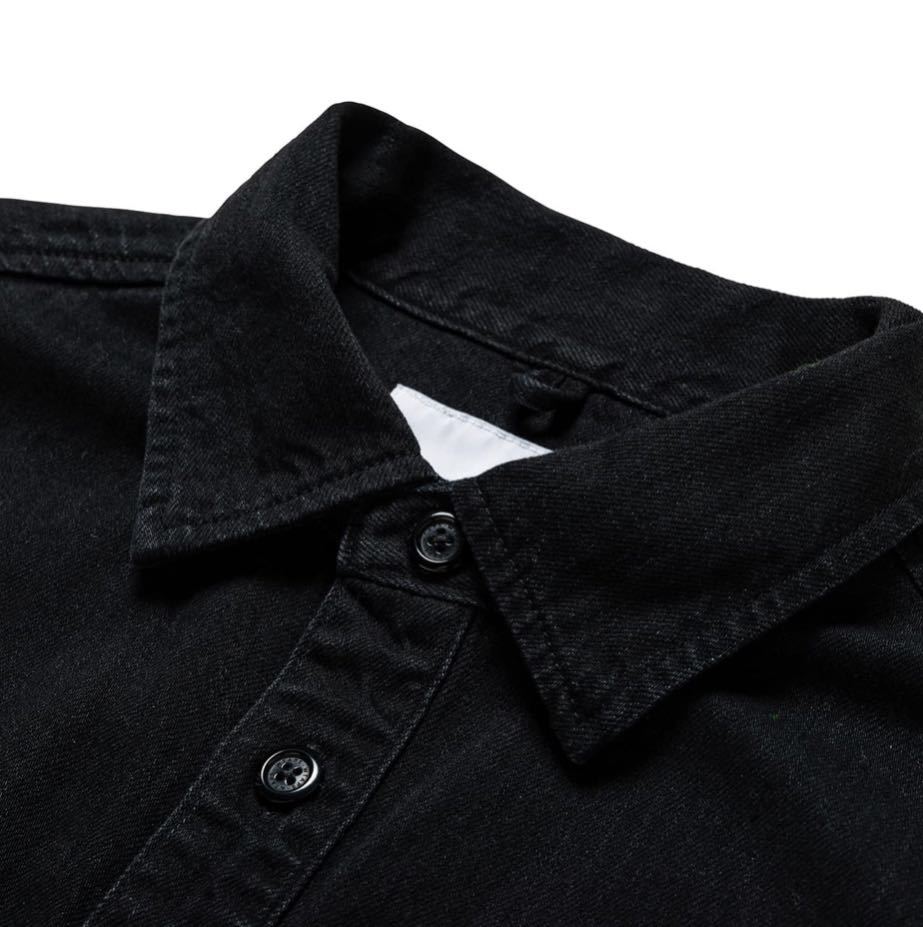 WTAPS 2023SS WCPO LS DENIM INDIGO NAVY Sサイズ ダブルタップス デニムシャツ インディゴ ネイビー SMALL_画像4