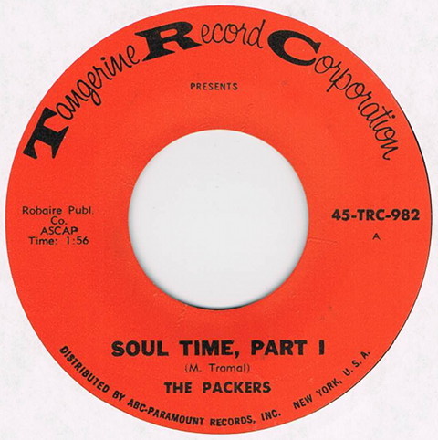 ●THE PACKERS / SOUL TIME [US 45 ORIGINAL 7inch シングル FUNKY MOD R&B 試聴]_画像1