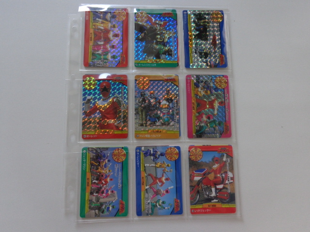 TT J21 超力戦隊オーレンジャー カードダス フルコンプ セイカノート 袋出し品ゲーム