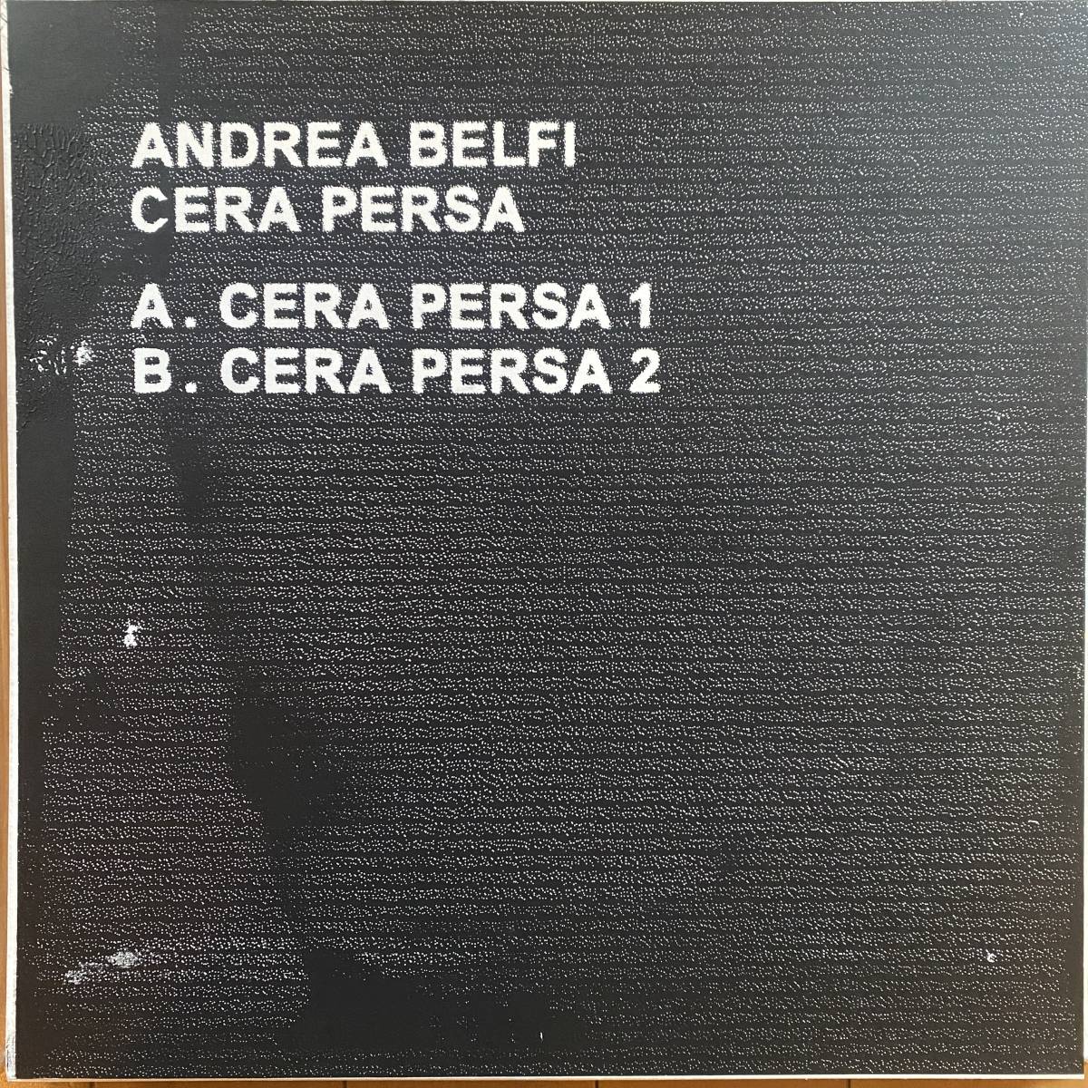 Andrea Belfi - Cera Persa / Latency LTNC008 / 2016 / Dubplates & Mastering / Honest Jon's配給 / エレクトロ・アコースティック 音響_画像2