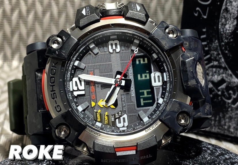 新品 MUDMASTER（マッドマスター)G-SHOCK Gショック ジーショック カシオ CASIO 正規品 腕時計 電波ソーラー腕時計 メンズ ブ  GWG-2000-1A3