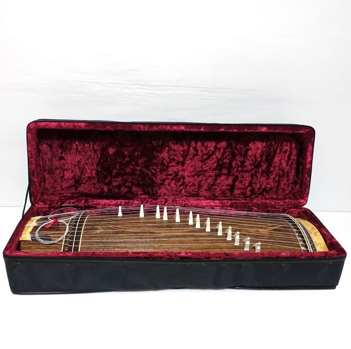 和楽器短琴文化琴文明琴ミニ琴13弦セミハードケース付- JChere雅虎拍卖代购