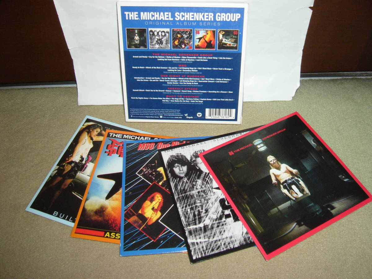 極初期名作五作　最新リマスター音源使用 The Michael Schenker Group「Original Album Series」輸入盤中古。_画像2