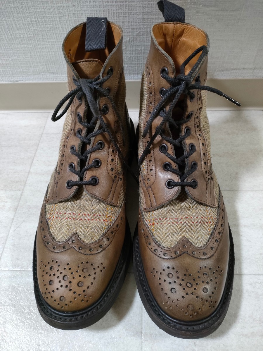 激安直営店 ウィングチップ カントリーブーツ Tricker's サイズ：9