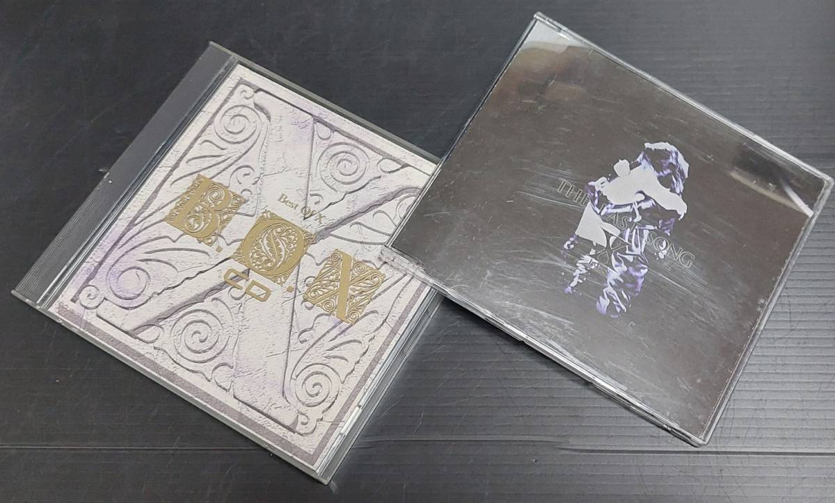 【2枚セット】X JAPAN「B.O.X Best Of X(ライブ音源2枚組CD)「THE LAST SONG」(ラストシングル)中古傷あり YOSHIKI TOSHI HIDE PATA HEATH_画像1