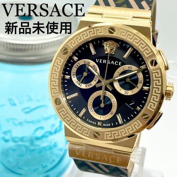 ヤフオク! - 392 VERSACE ヴェルサーチ時計 メンズ腕時計 ブ...