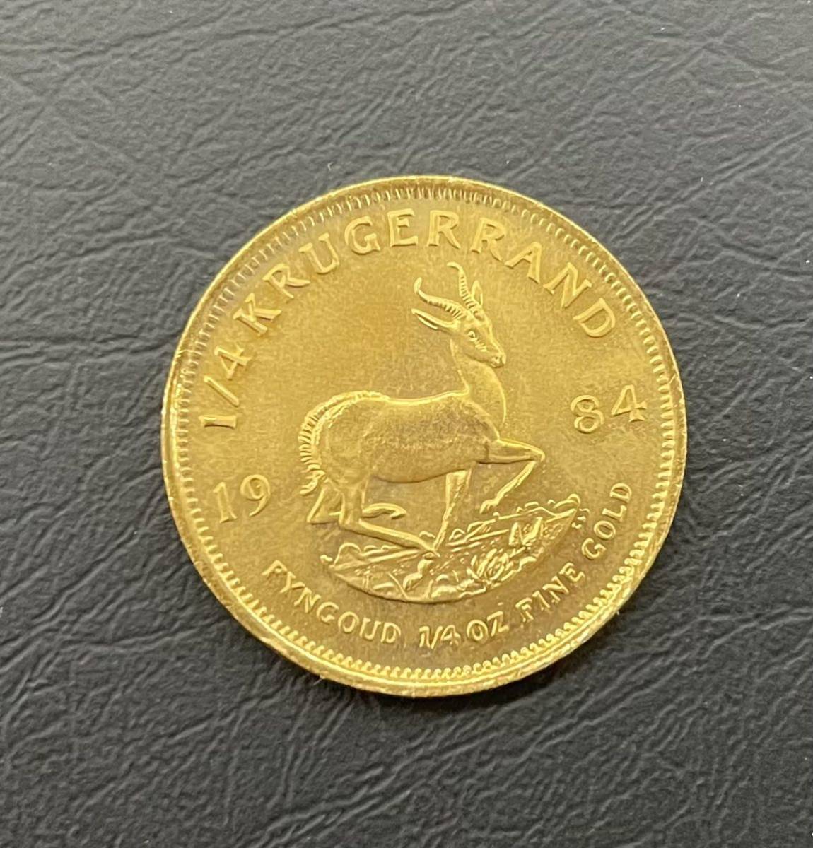 クルーガーランド金貨 K22 南アフリカ共和国 1/4oz 8.52g 【送料無料