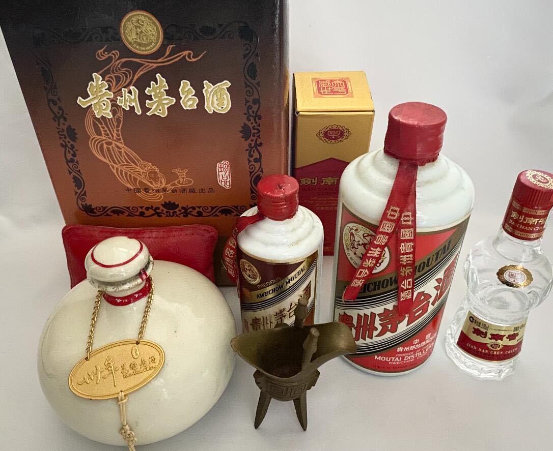 ☆洋酒セット☆ 中国酒 紹興酒 貴州茅台酒 マオタイ酒 古酒 4点 | www