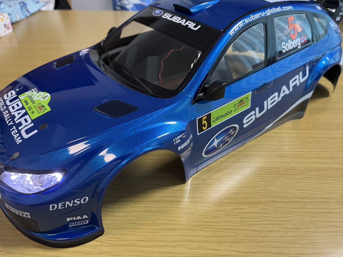 タミヤ RCカー 1/10 スバル インプレッサ WRC 2008 塗装済完成品 タミヤ RCカー 1/10 スバル インプレッサ WRC 2008 塗装済完成品