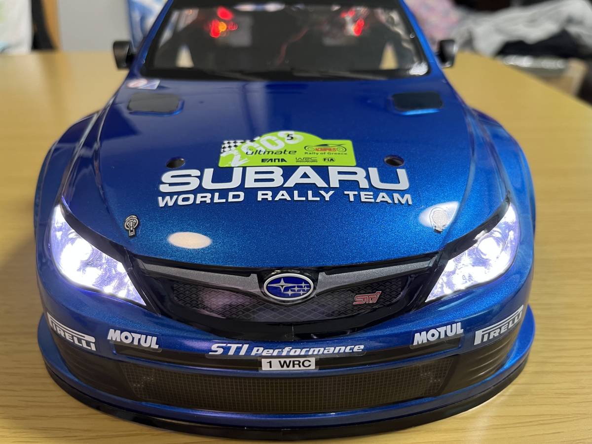 タミヤ RCカー 1/10 スバル インプレッサ WRC 2008 塗装済完成品 タミヤ RCカー 1/10 スバル インプレッサ WRC 2008 塗装済完成品