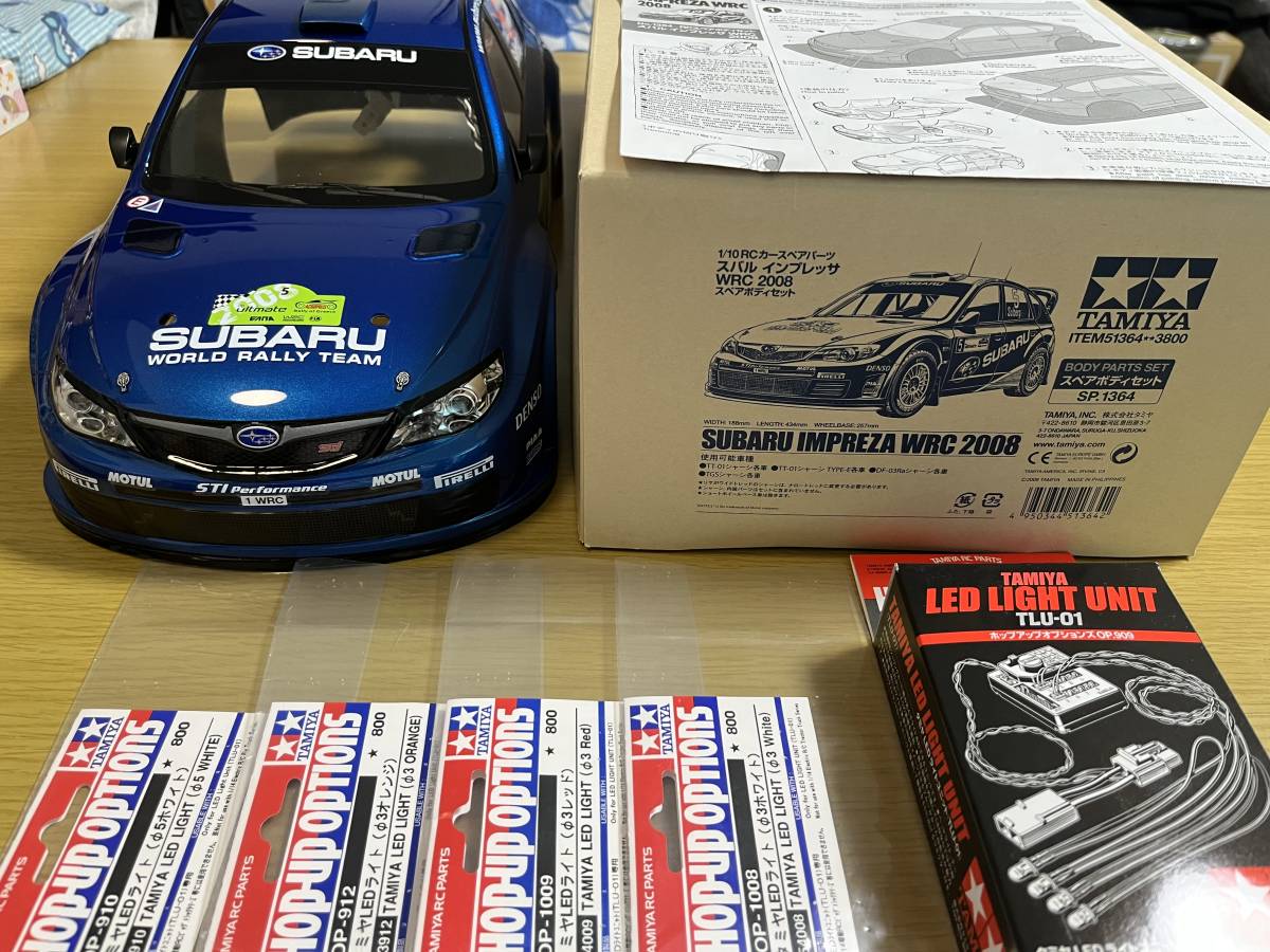 タミヤ RCカー 1/10 スバル インプレッサ WRC 2008 塗装済完成品 タミヤ RCカー 1/10 スバル インプレッサ WRC 2008 塗装済完成品