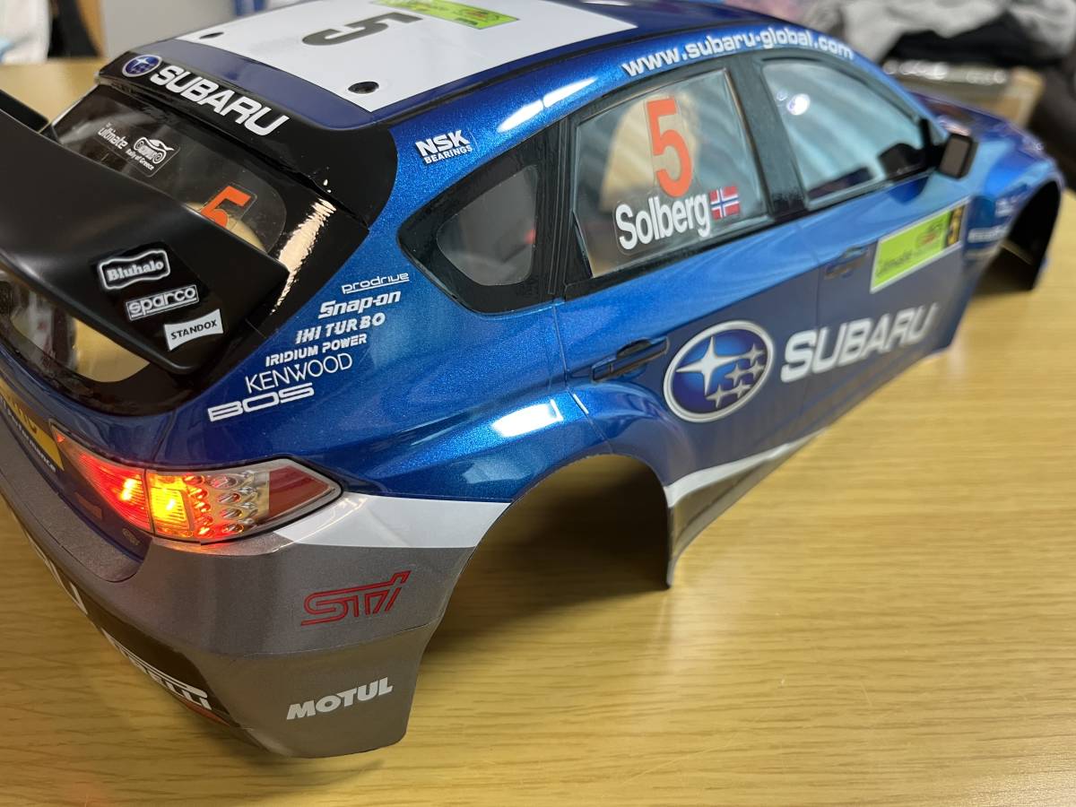 タミヤ RCカー 1/10 スバル インプレッサ WRC 2008 塗装済完成品 タミヤ RCカー 1/10 スバル インプレッサ WRC 2008 塗装済完成品