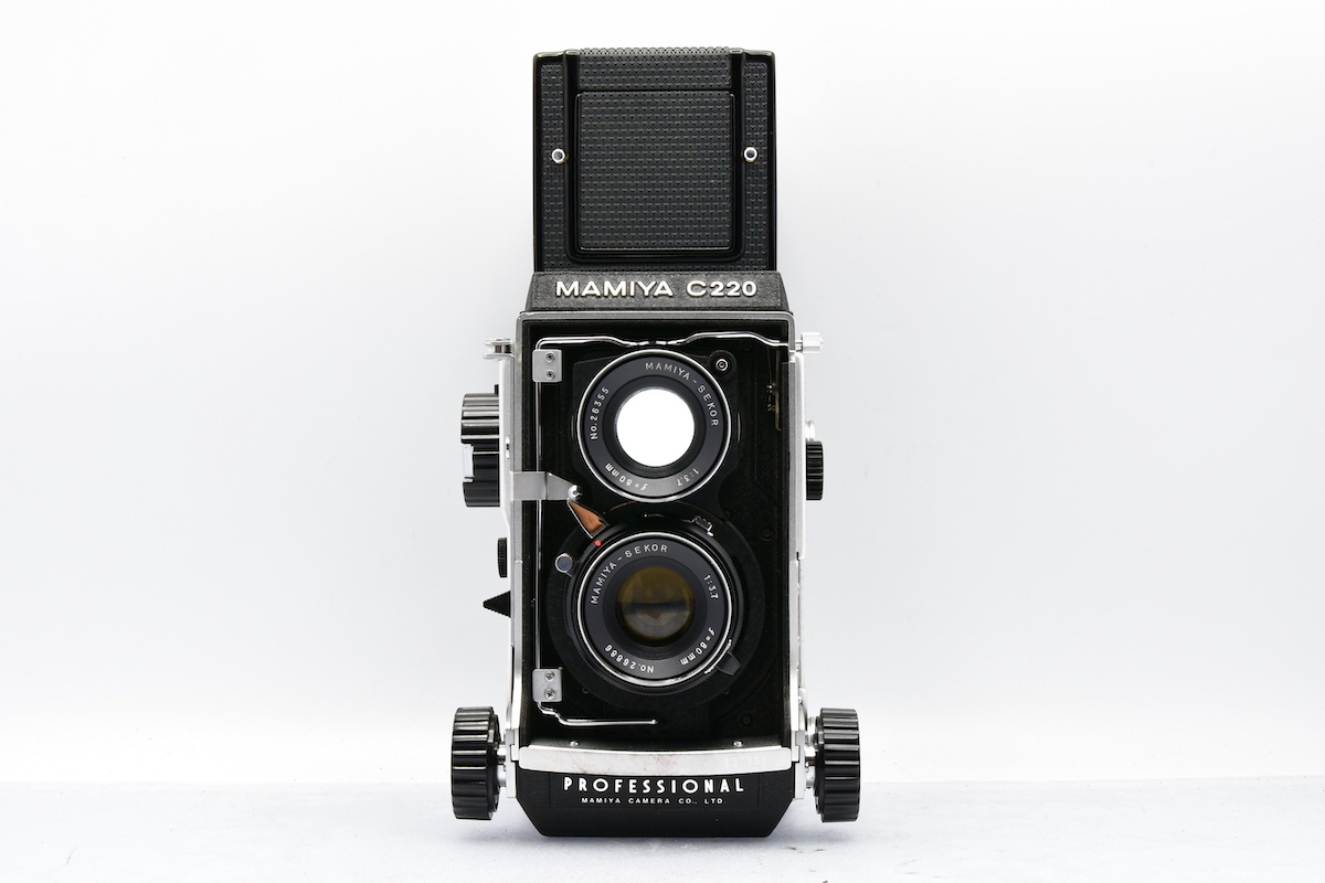 ☆超目玉】 ボディ Mamiya Mamiya C220 pro Pro 二眼レフカメラ 80mm