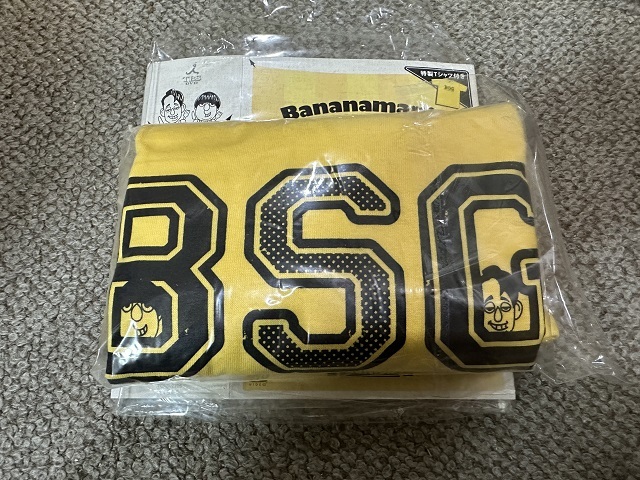 バナナマンのせっかくグルメ！！DVD特典 特製Tシャツ！！未使用！！シール付き！！