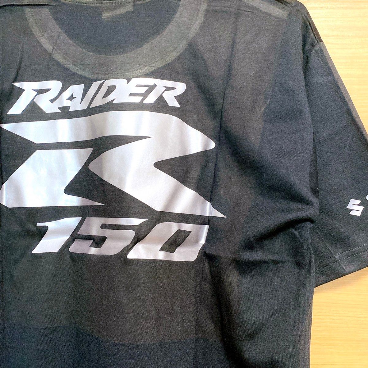 SUZUKI スズキ トップス Tシャツ メンズ 半袖 バイク ライダー ロゴ 黒 新品 Lサイズ RAIDER R150 