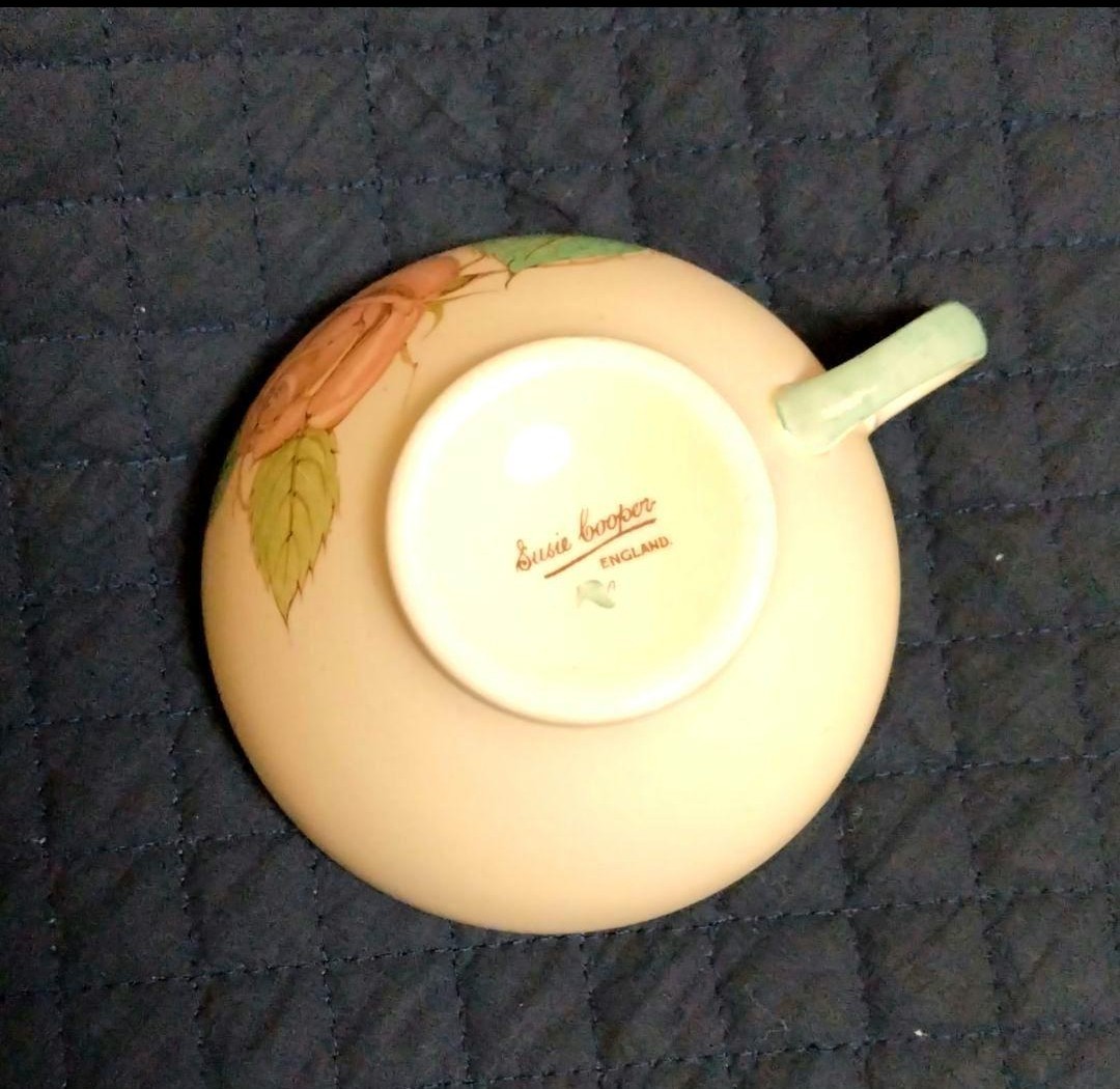 ほぼ未使用、超美品!スージークーパー「パトリシアローズ」トリオ1客