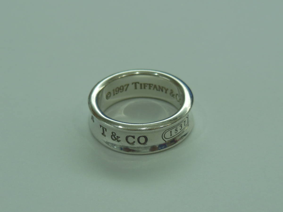 Tiffany&Co ティファニー ナロー リング 1837 シルバー 1997-