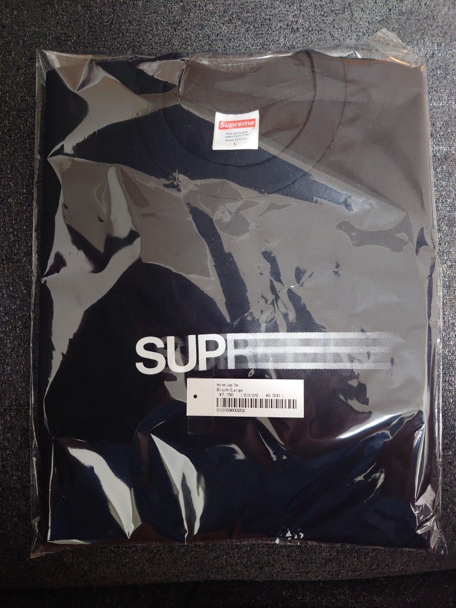 supreme Motion Logo Tee 黒 サイズL｜PayPayフリマ