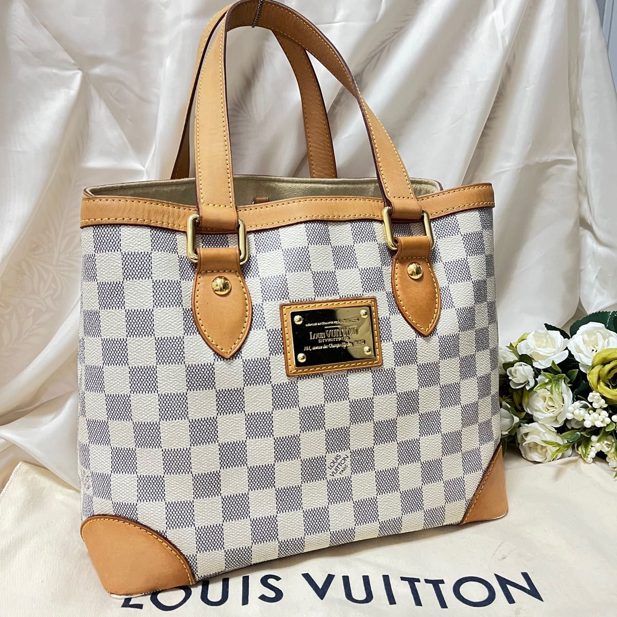 LOUIS VUITTON ハムステッドPM トートバッグ ダミエ アズール|PayPay
