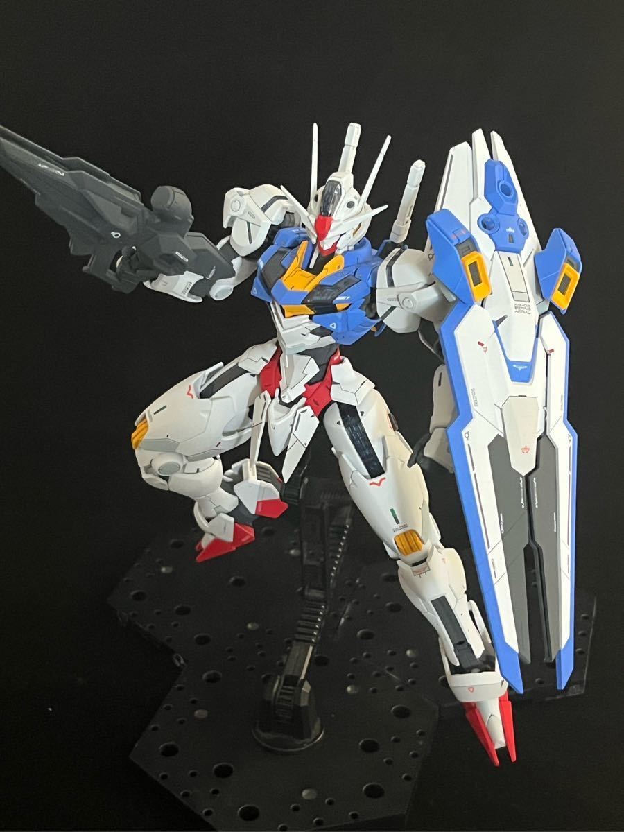 1/100 フルメカニクス ガンダムエアリアル 全塗装 完成品 パーメット