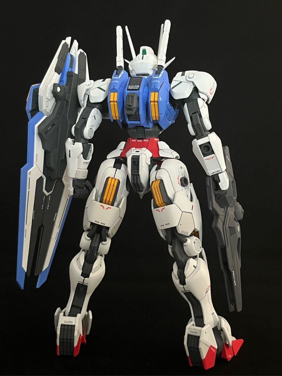 1/100 フルメカニクス ガンダムエアリアル 全塗装 完成品 パーメット