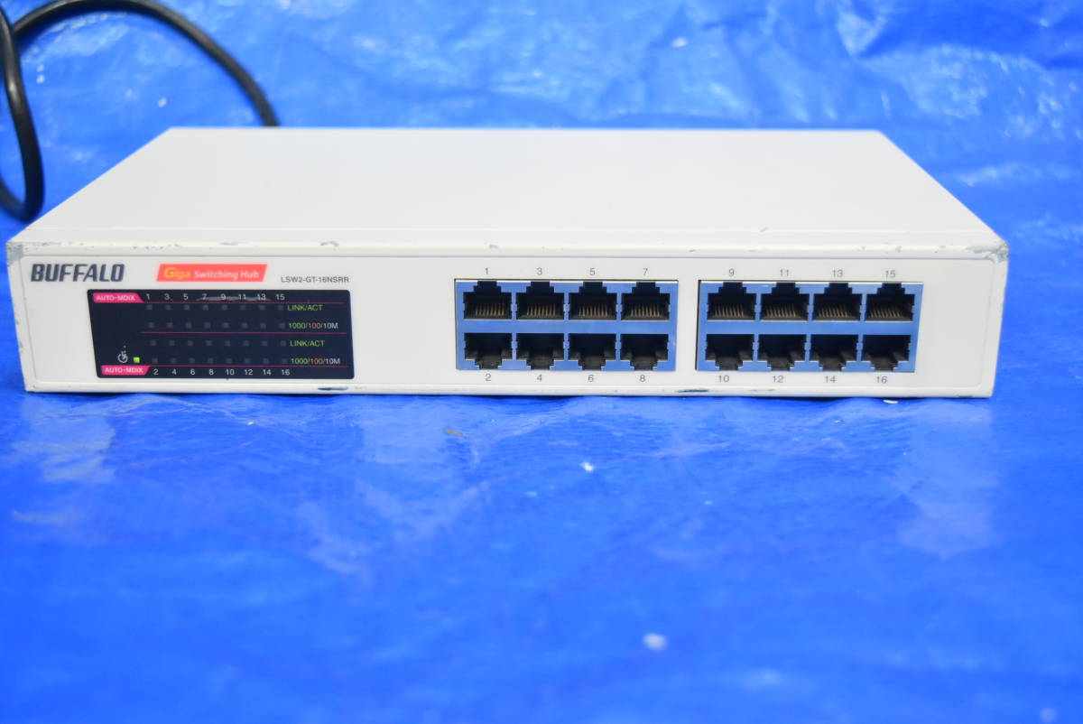 BUFFALO/ Buffalo Giga correspondence 16 port switching hub /HUB [LSW2-GT-16NSRR(D1)] *Z0095-1(0601)*