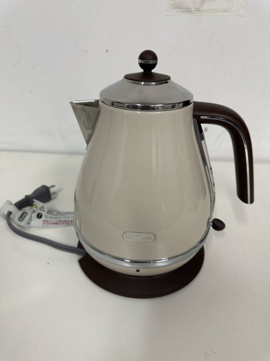 DeLonghite long gi Aiko na Vintage collection electric kettle 1.0L KBOV1200J-BG Dolce beige pot retro (A)