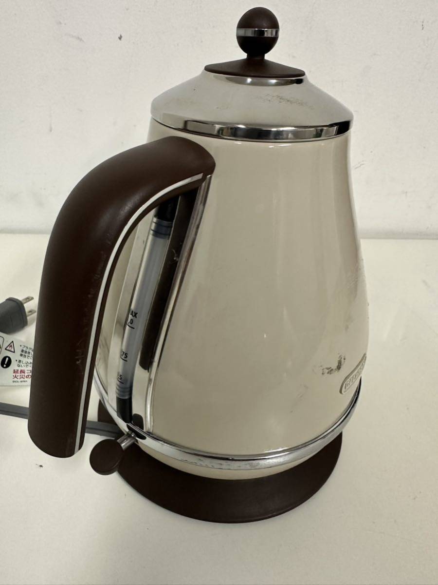 DeLonghite long gi Aiko na Vintage collection electric kettle 1.0L KBOV1200J-BG Dolce beige pot retro (A)