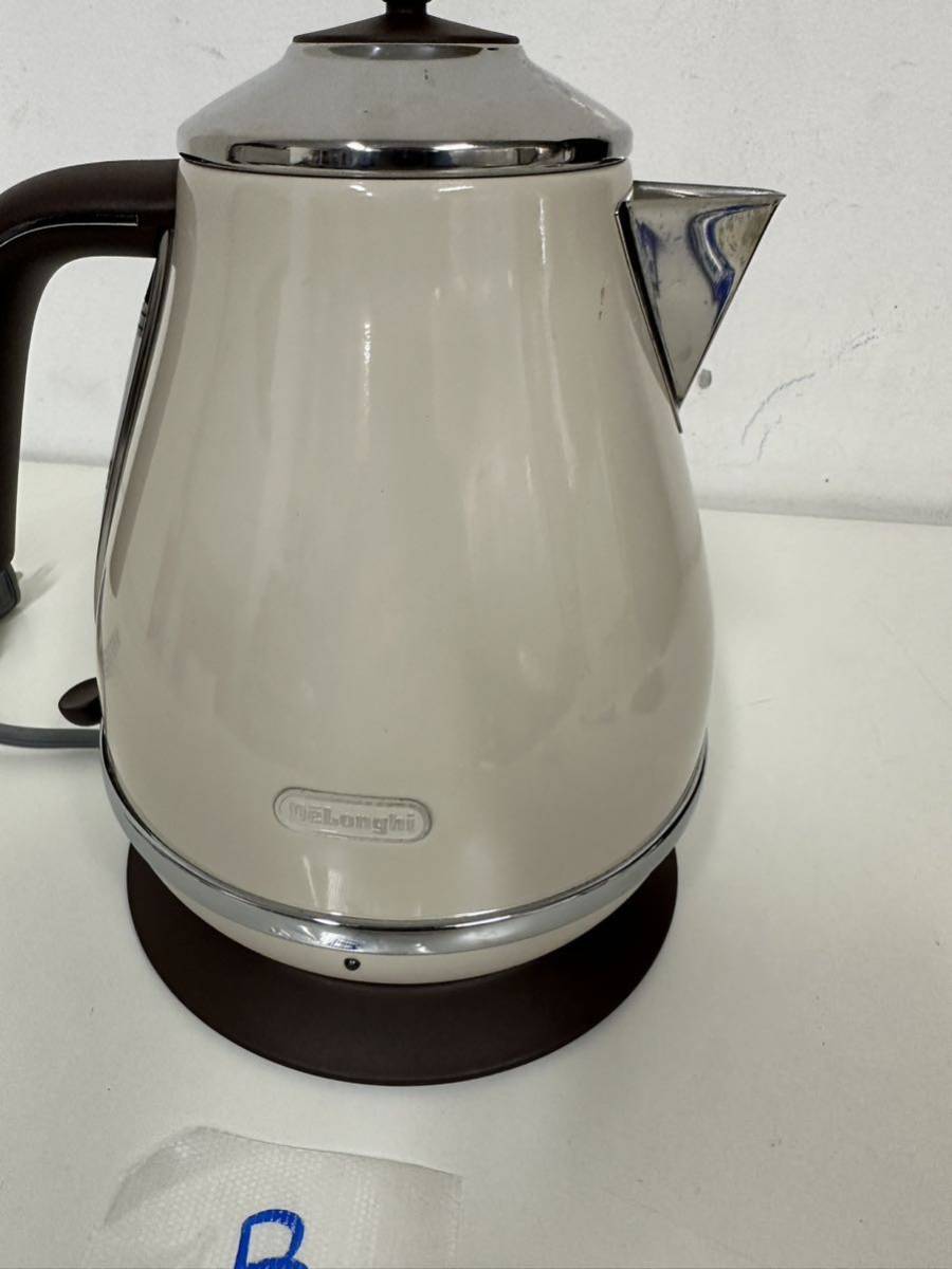 DeLonghite long gi Aiko na Vintage collection electric kettle 1.0L KBOV1200J-BG Dolce beige pot retro (B)