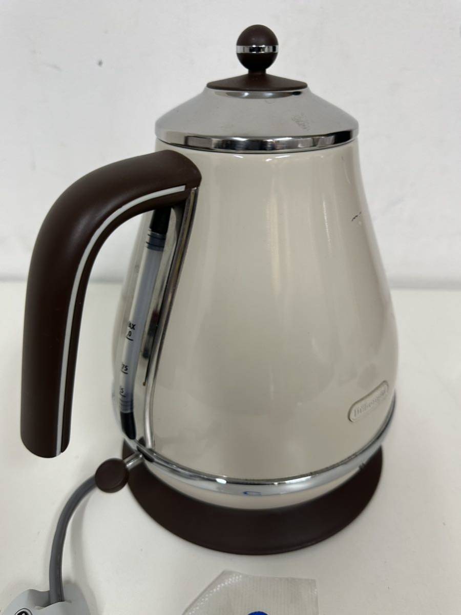 DeLonghite long gi Aiko na Vintage collection electric kettle 1.0L KBOV1200J-BG Dolce beige pot retro (c)