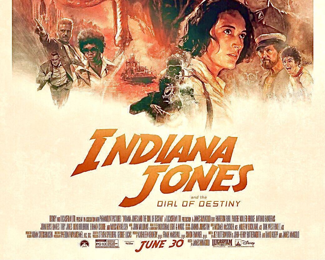 ハイクオリティ 映画ポスター インディジョーンズと運命のダイヤル US