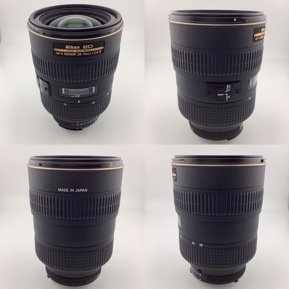 Nikon ED AF-S NIKKOR 28-70mm 1:2.8D SILENT WAVE MOTOR ニコン
