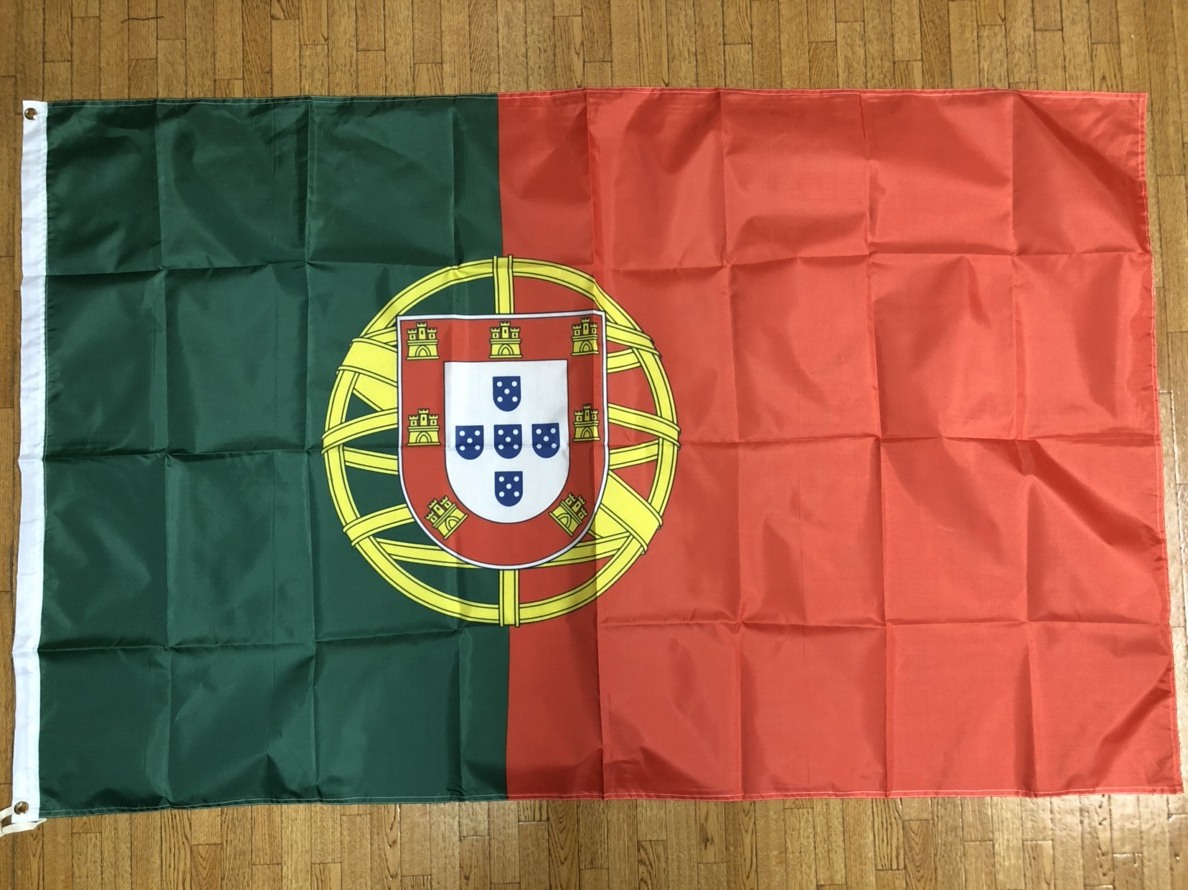 【国旗】ポルトガル/Portugal/90㎝×150㎝/サッカー/フットサル/応援/インテリア/CR7/4/1902253_画像2