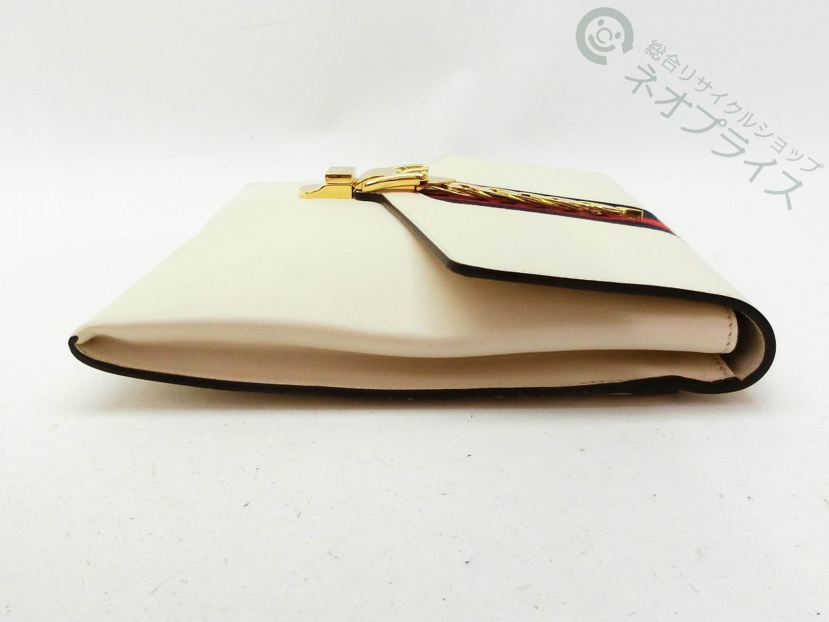 ☆ZZ3861 GUCCI グッチ シルヴィ シェリー クラッチ バッグ 良品