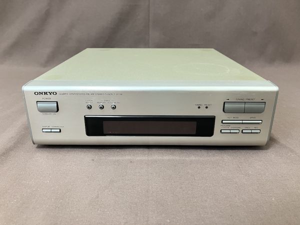 ONKYO オンキヨー(オンキョー)T-411M(S)FM/AMチューナー　インテック275シリーズ_画像1