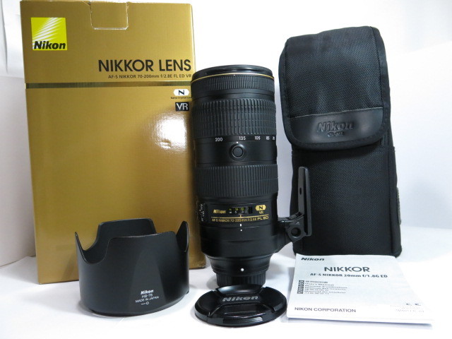 開店記念セール！】 70-200mm AF-S Nikon F2.8E ケース・元箱付[管