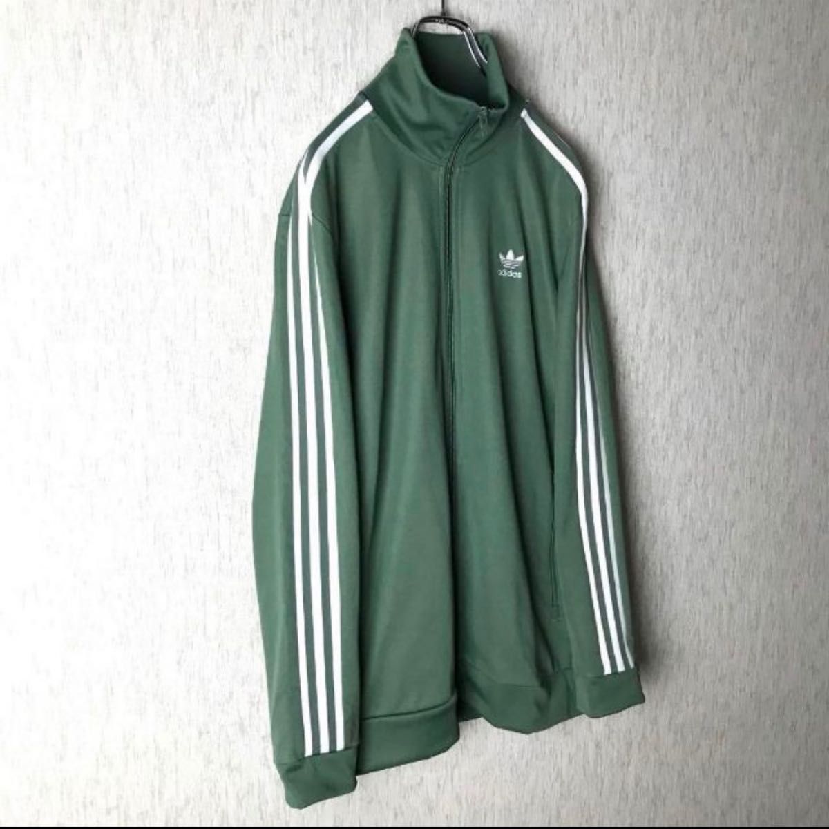 1930美品adidasトラックジャケットベッケンバウアーオリーブグリーン