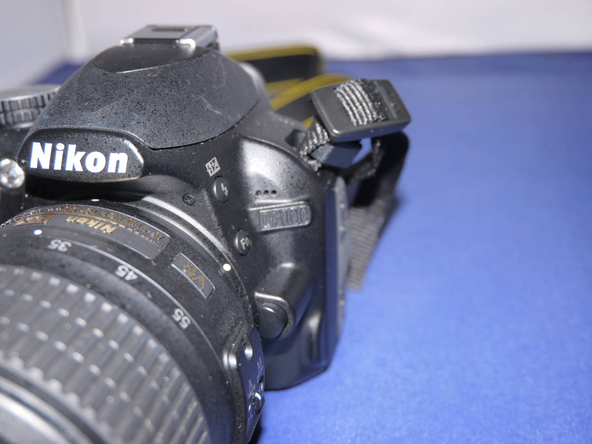  Nikon D3100＋レンズ AF-S DX NIKKOR 18-55mm 1:3.5-5.6G VR　ブラック_画像3