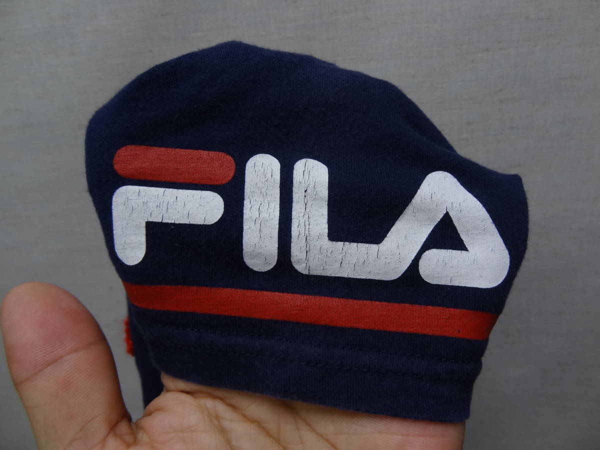 全国送料無料 フィラ FILA 子供服キッズ女の子 綿100% ボックスロゴ刺繍 半袖紺色 カットソー素材ワンピース 110(着丈51cm)