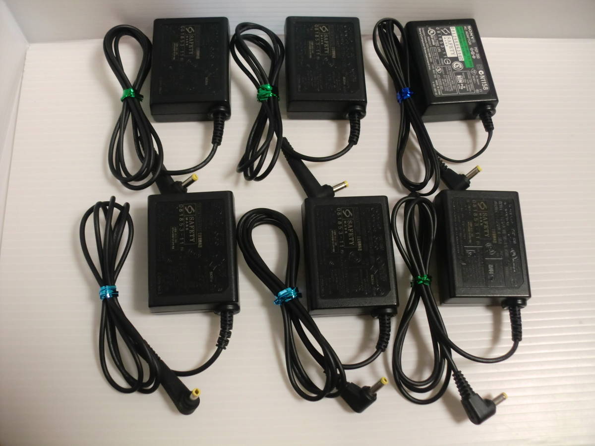 6個セット　SONY　純正品　PSP用　充電器　ACアダプター　PSP-380　簡易クリーニング・動作確認済み　1500mA_画像5