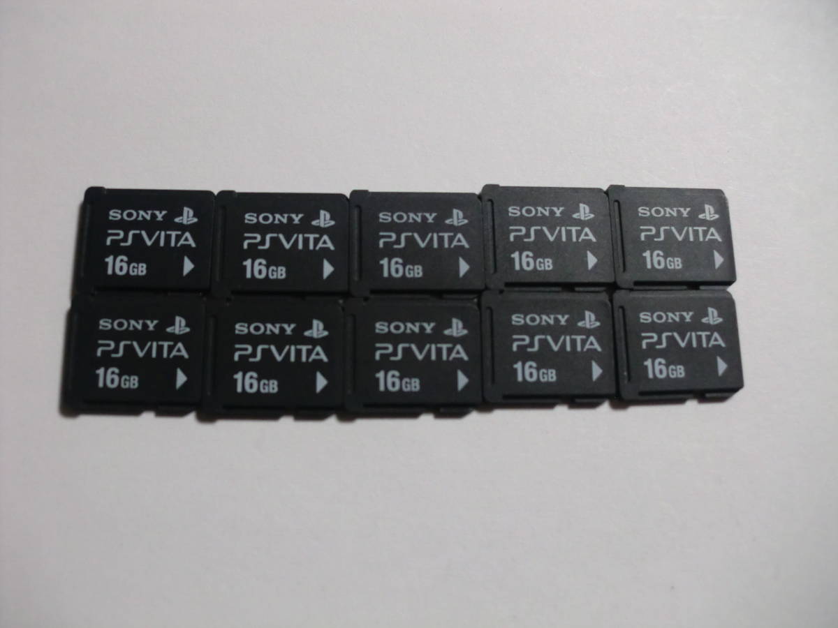 10枚セット　16GB　PS VITA　メモリーカード　SONY　フォーマット済み　ヴィータ　メモリーカード