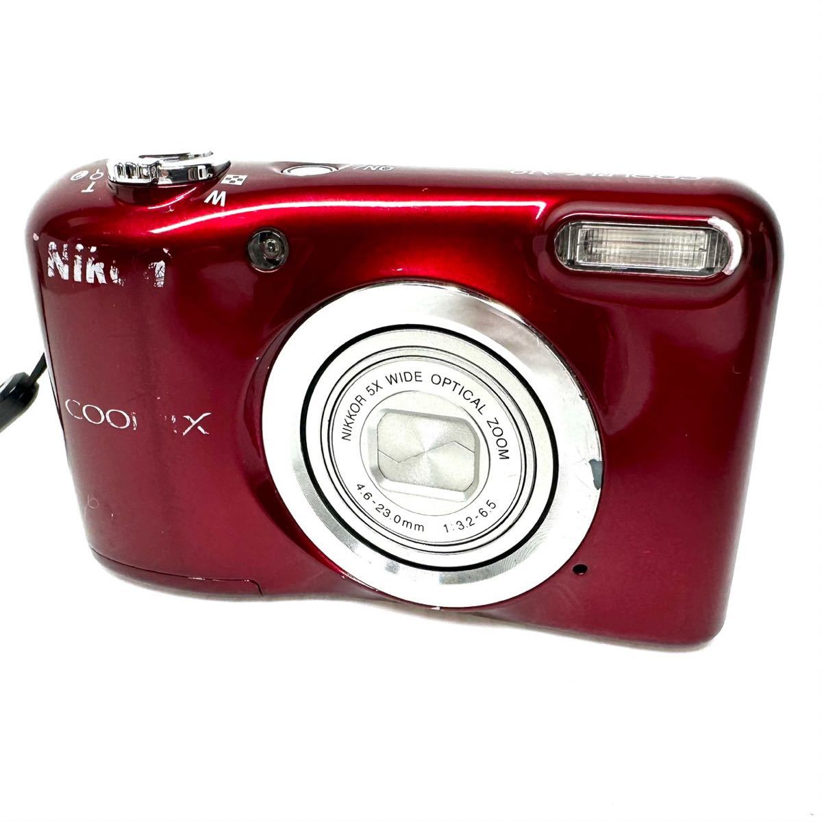 稼働品】Nikon COOLPIX A10 コンパクトデジタルカメラ レッド