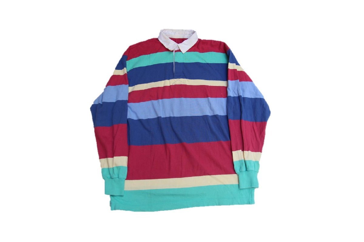 1980's～ Unknown Brand L/S Rugger Shirts / Border