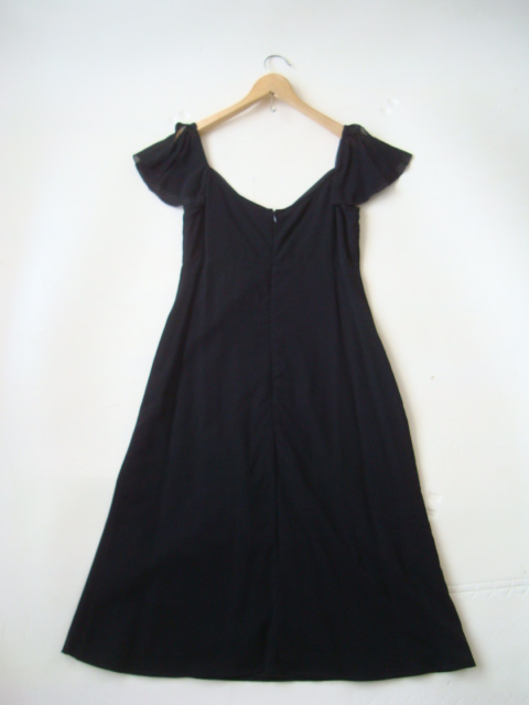 tocca USA производства черный One-piece платье size4 цветочный принт вышивка Tocca автобус Stop покупка 