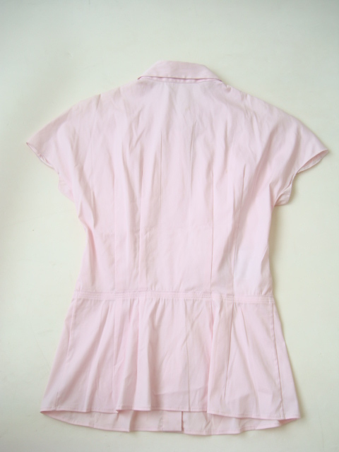 PRADA Italy made gya The - design blouse size40 pink Prada shirt blouse 