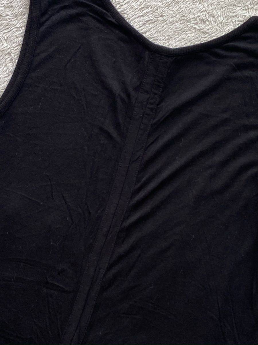 SILENT sizeXS cut and sewn One-piece long T-shirt black black silent 