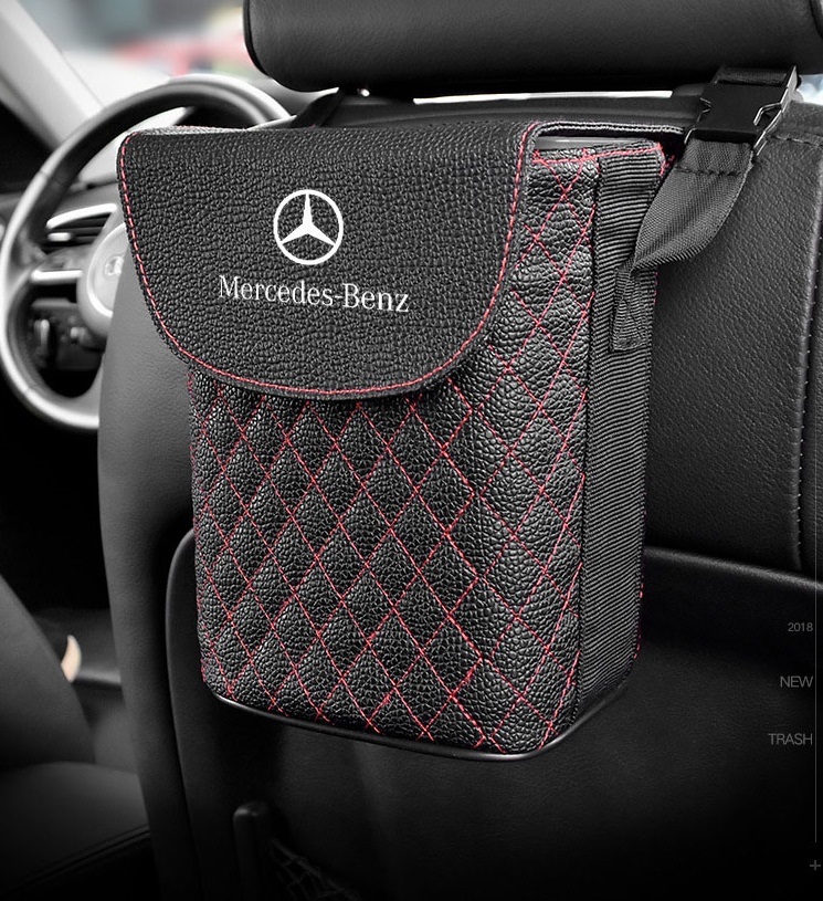 メルセデス・ベンツ BENZ 車用ゴミ箱 吊り下げ 車用収納ケース