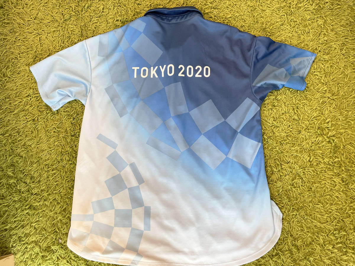 未使用 東京オリンピック ボランティア ポロシャツ L フィールドキャスト_画像2