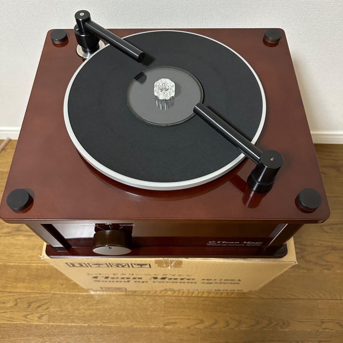 美品】I-Qual Clean Mate IQ1100A レコードクリーナー-