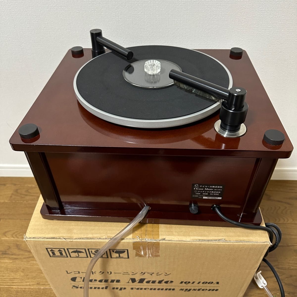 美品】I-Qual Clean Mate IQ1100A レコードクリーナー-
